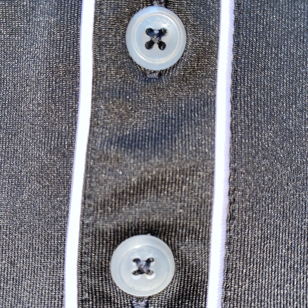 Adidas Pure Motion Men’s Black Golf Polo Shirt, Size XL - Picture 4 of 8